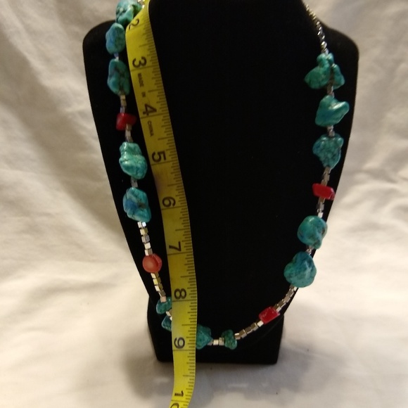 Handmade Turquoise Necklace - Picture 2 of 2